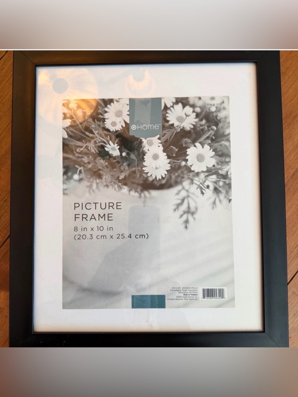 Target O Home 8x10 Black Picture Frame w/ White Mat Wall Mount